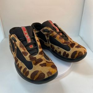 Prada Leopard Print Sneaker